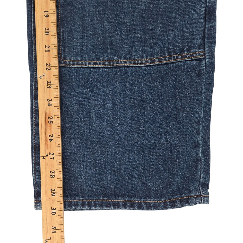 Lioness Carpenter Jeans Womens XS Blue Double Knee Wide Leg Streetwear - Picture 6 of 10